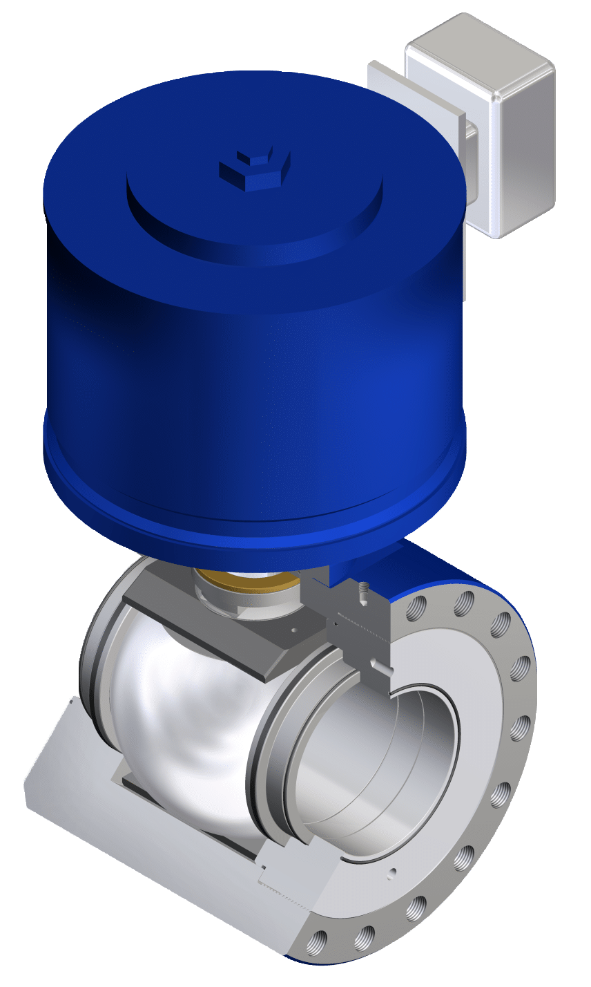 CORTEC Subsea Trunnion Ball Valve Cutaway