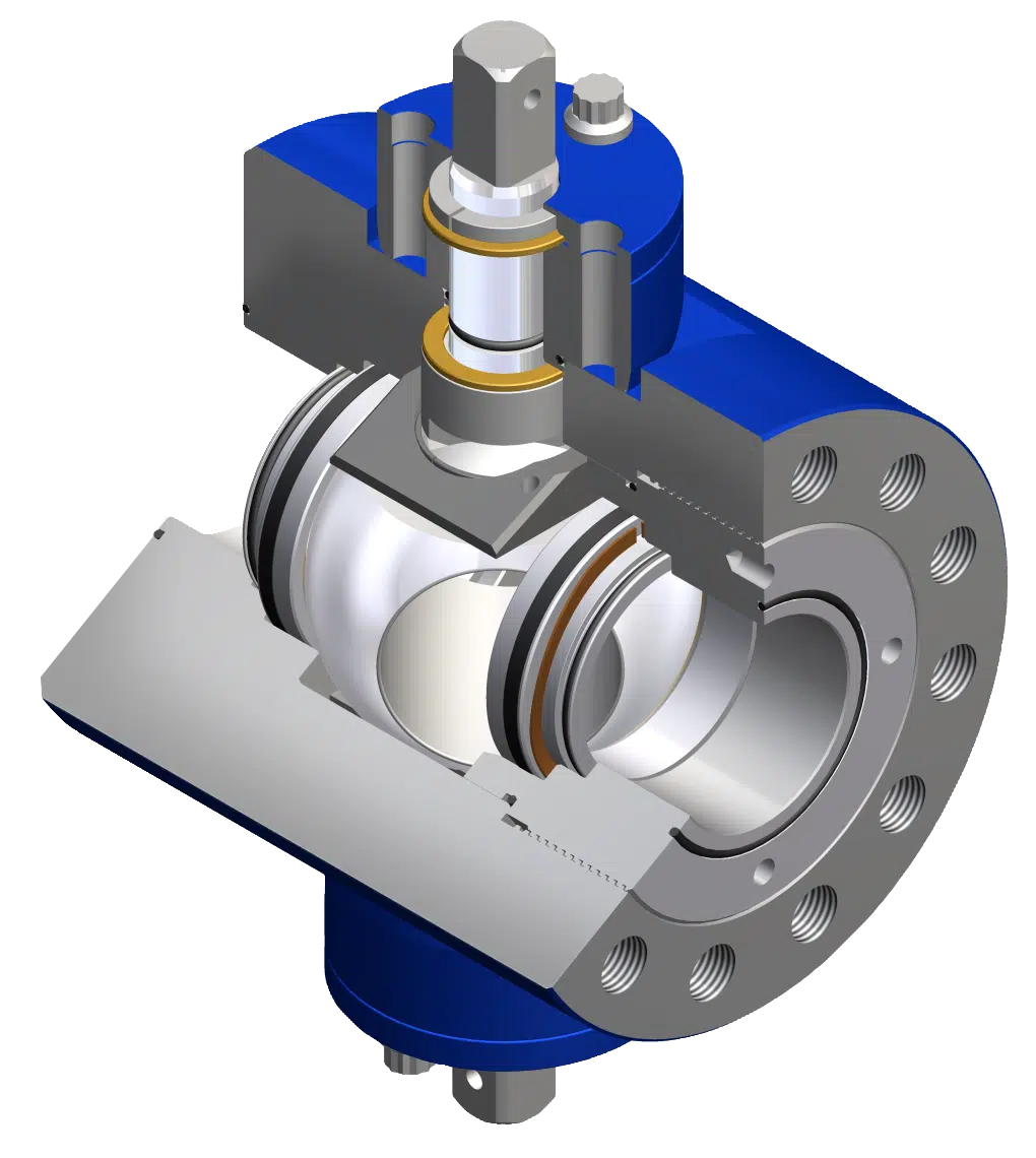 Subsea DOUBLE STEM Ball VALVE