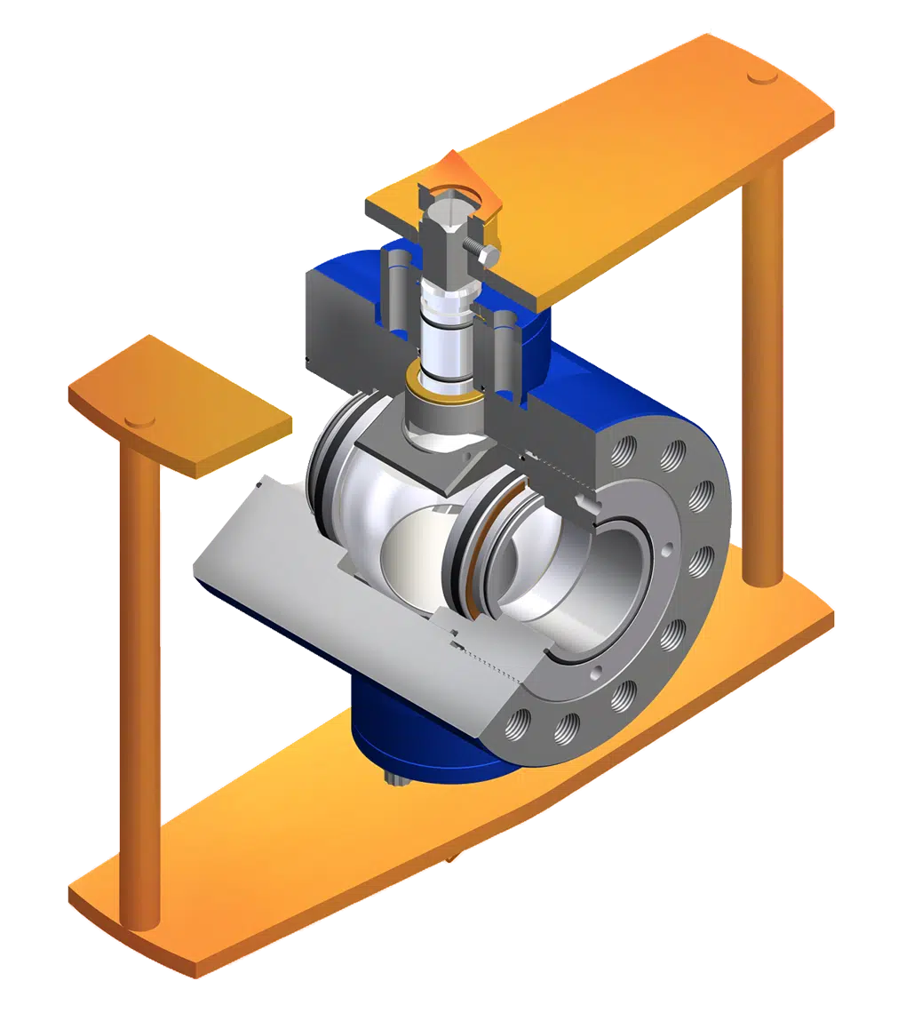 Subsea Valve with KNOCK OVER Handle