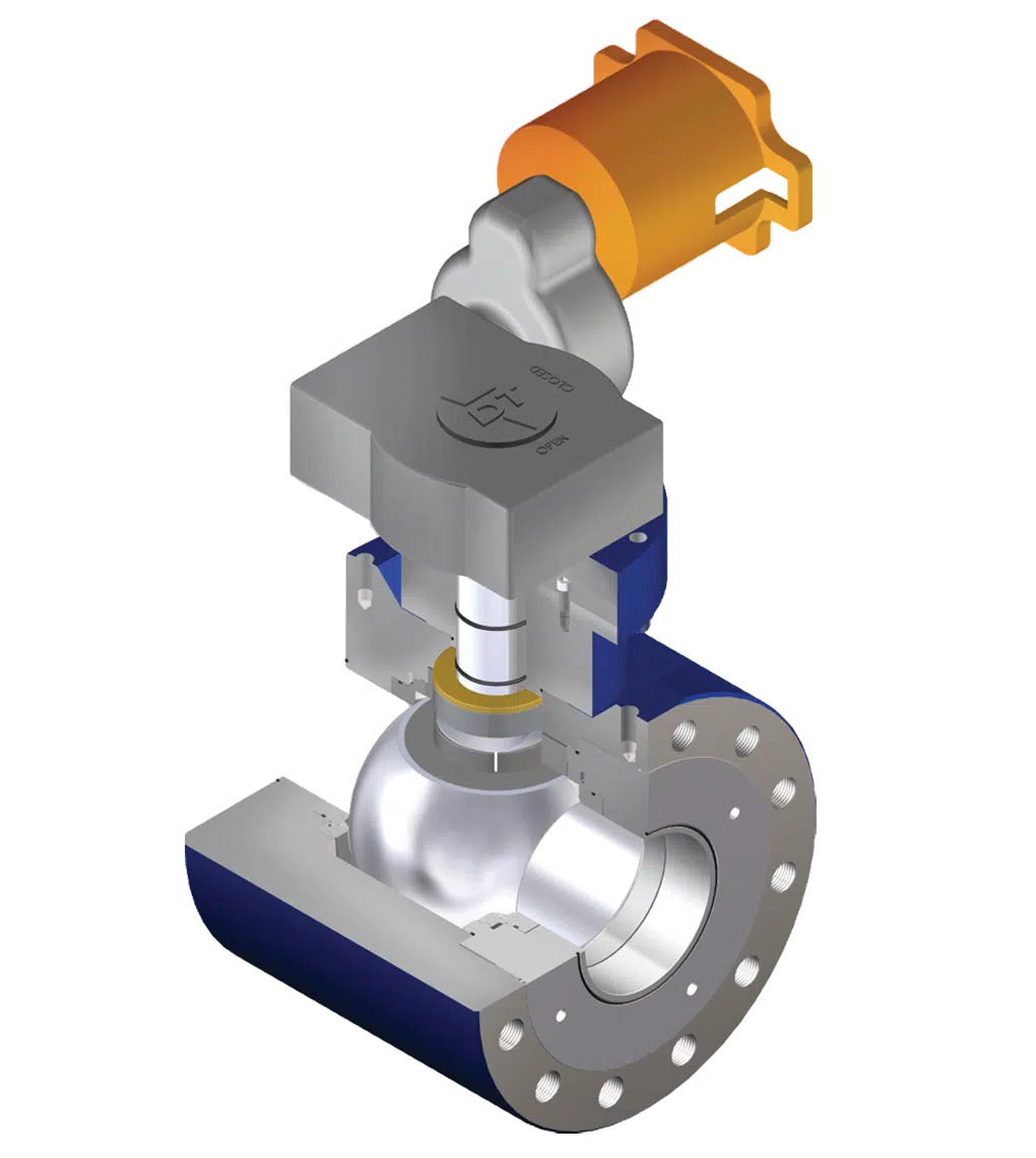 Subsea Valve with ROV Bucket