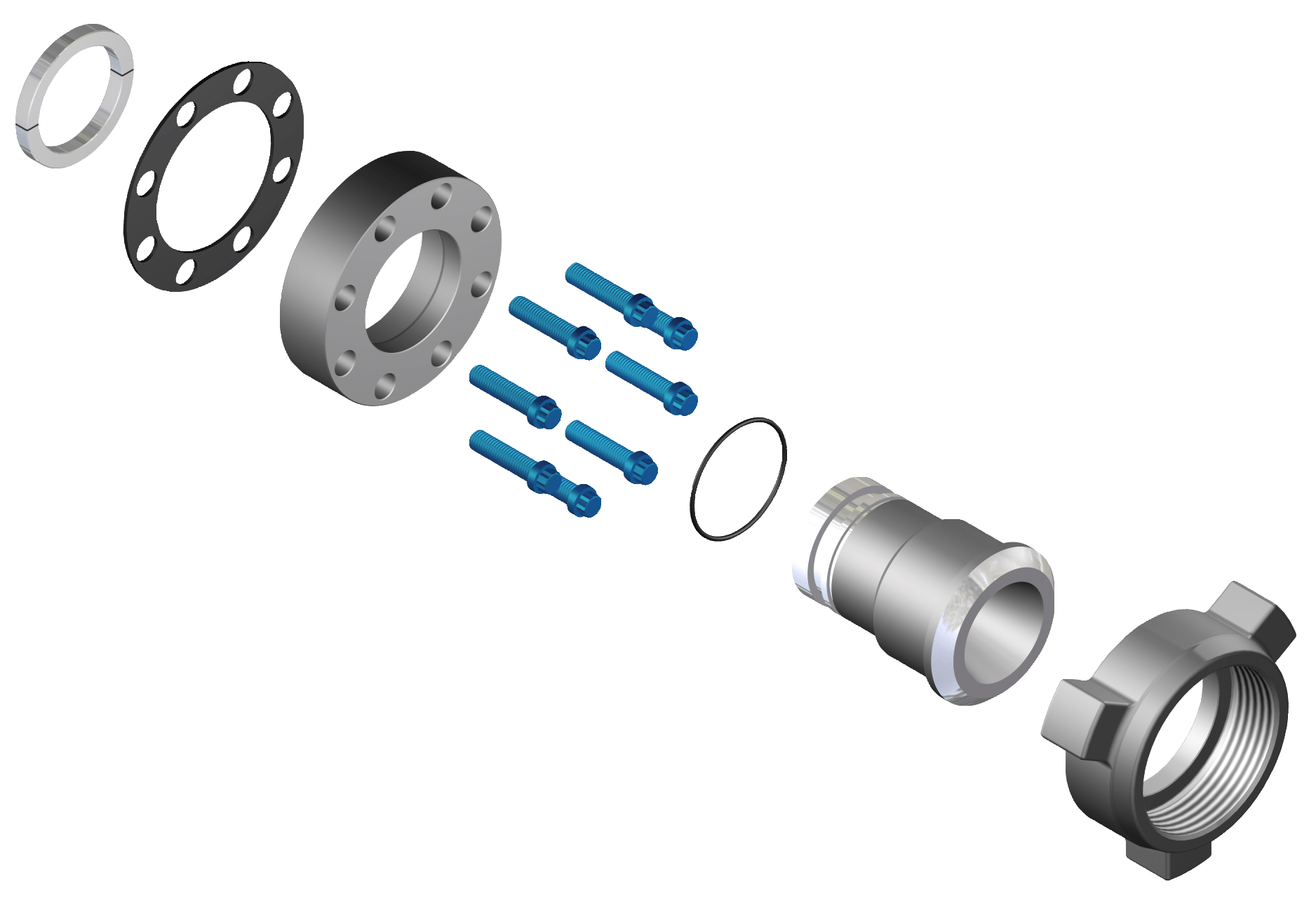 Swivel Flange with Union Connection