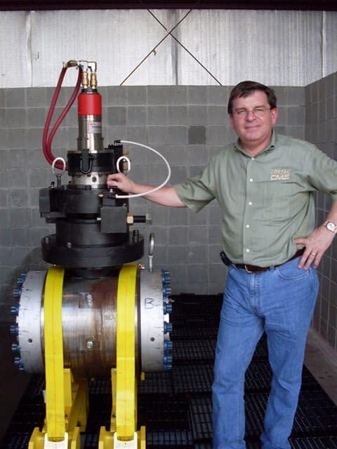 LARRY CHAUVIN III - CMS-Larry Chauvin III in 2010 with the first PR2 new design test for Chevron Tahiti II