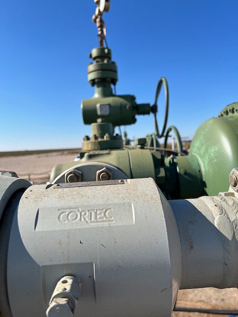 CORTEC production choke up close. 