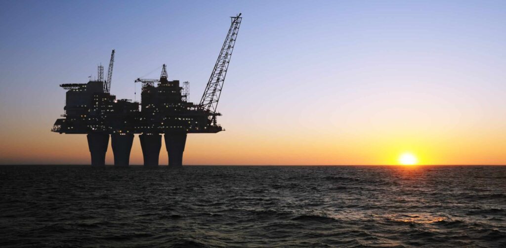 Offshore Platform silhouette