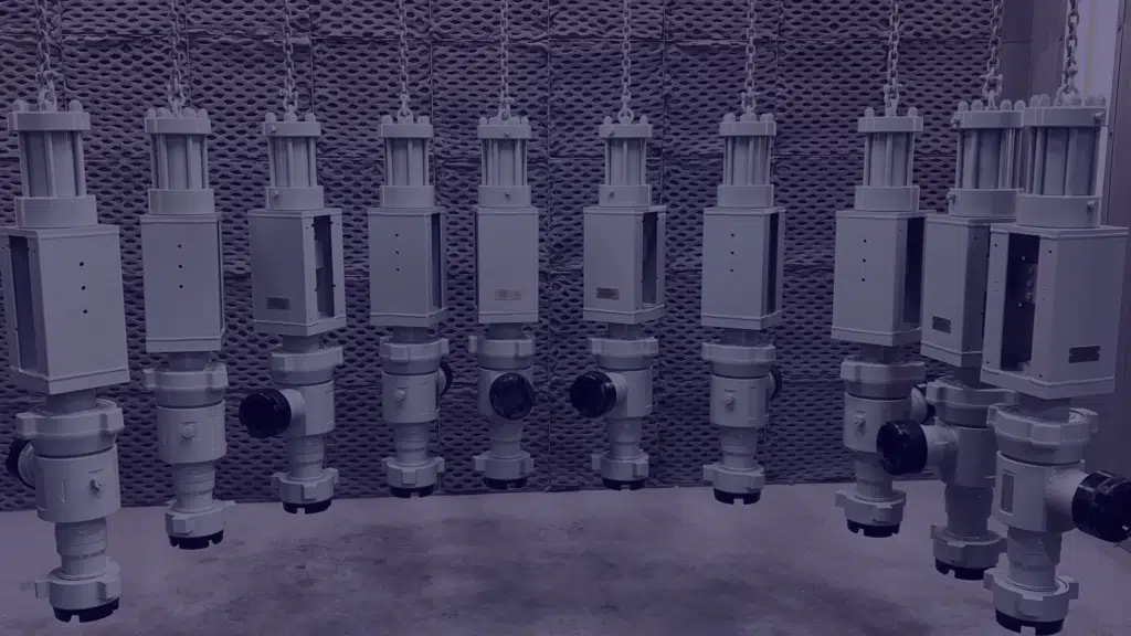 CORTEC Model NHM2 Choke with the CORTEC OEM double acting piston hydraulic actuator