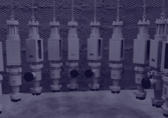 CORTEC Model NHM2 Choke with the CORTEC OEM double acting piston hydraulic actuator